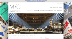 Desktop Screenshot of musiccreationltd.com